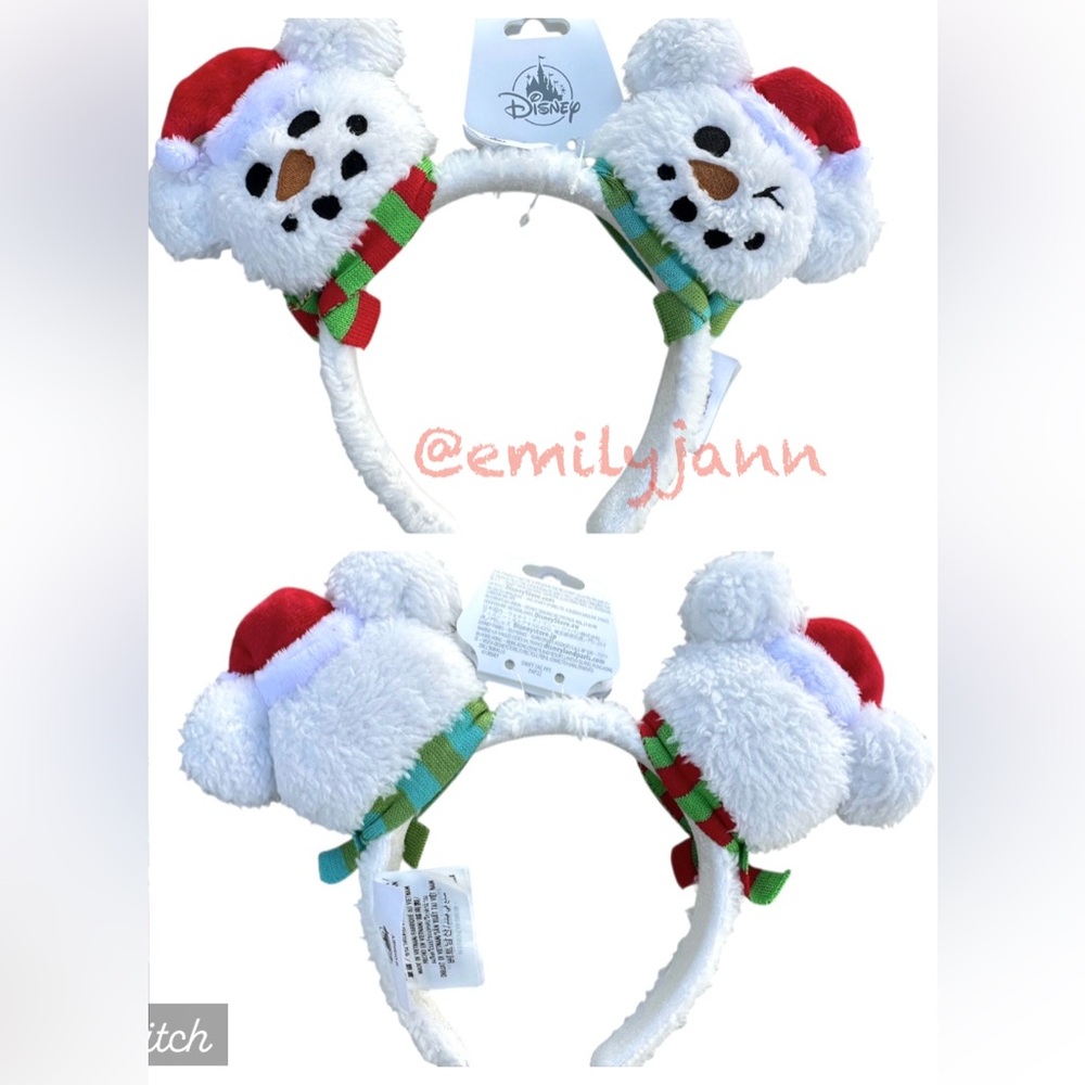 Mickey Mouse☃️Snowman Ears Headband